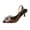 Brown, variant on Womens French Style Pumps Pointed Toe Stiletto Ankle Strap Closed Toe Sandals Summer