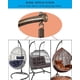 thumbnail image 1 of 500lb Heavy Duty Hammock Chair Hanging Kit Rustproof Steel Spring with Bearing for Egg Chairs, Porch Swings & Hammocks, 1 of 1