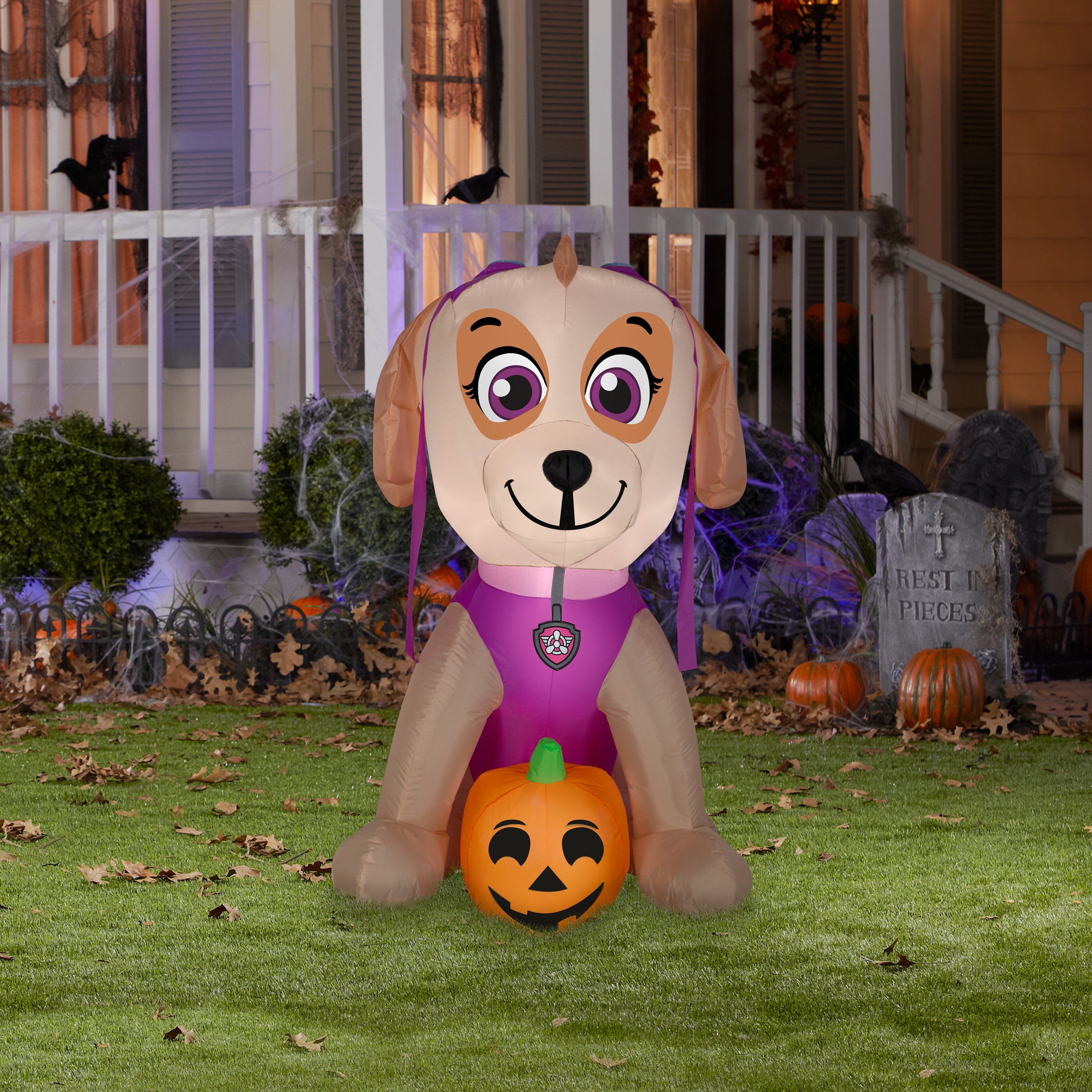 Gemmy Paw Patrol Halloween Inflatable 4 ft. Tall Skye Inflatable Yard