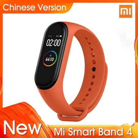 2019 Xiaomi Mi Band 4 Newest Music Smart Bracelet Heart Rate Fitness 0.95” Color AMOLED Screen BT 5.0 135mAh (Best Health Trackers 2019)