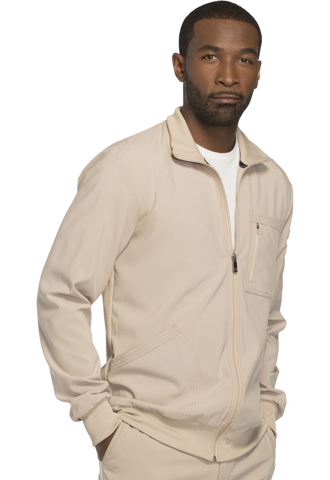 Cherokee Infinity Men Warm Up Scrubs Jacket Zip Front CK305A