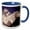 Blue/White, variant on 3drose, Mt. Everest Seen from Gokyo Valley, Sagarnatha National Park, Nepal., 11oz Magic Transforming Mug