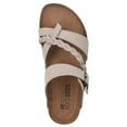 thumbnail image 6 of White Mountain Womens Hazy Cork Leather Footbed Sandals, 6 of 7