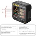 thumbnail image 4 of Outlet Tester EBTN LCD Voltage Display with 8 Visual Indications, Socket Circuit Analyzer and Polarity Leakage Fault Checker, 4 of 5