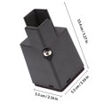 thumbnail image 2 of SKISUNO 2Ud Riser Ajustable Para Muebles En Negro Con Estable Para Camas Y Escritorios, 2 of 7