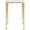 Gold / Mirror, variant on SAFAVIEH Nyacko Solid Class Mirror Top Gold Leaf End Table