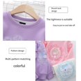thumbnail image 5 of Anime Sanrioed Girl Long Sleeved T-Shirt Kuromi Melody Cinnamoroll Korean Style Spring Cute Kawaii Kids Clothing Pullover Tops, 5 of 5