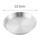 thumbnail image 5 of Metal Dinner Plate Stainless Steel Round Kitchen Oil Filter Tray for Baking Frying Cooking Draining Oil, 5 of 5