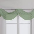 thumbnail image 4 of Cortinas Chyhomenyc con bolsillo transparente para barras, 107 x 366 cm, color verde salvia, 4 of 9