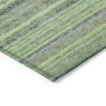 thumbnail image 4 of Addison Rugs Chantille Indoor/Outdoor Transitional Stripes Green Washable Rectangle Rug, 5' x 7'6", 4 of 6