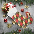 thumbnail image 5 of GZHJMY Vintage Argyle Christmas Stockings 2PCS, Large Xmas Stockings Gift Decorations and Party Supplies,Used for Fireplace Decoration Socks Christmas Tree Decoration, 5 of 7