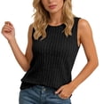 thumbnail image 1 of Womens Tank Top Sleeveless Crew Neck Fitted Basic Tank Tops Summer Clothes Cute Tank Tops, 1 of 6