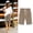 Khaki, variant on Cagogo Women Plus Size Capri Pants Elastic Waist Flowy Summer Casual High Waisted Cropped Trousers with Pockets Beach Work Lounge Shorts, Army Green 3XL