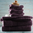 thumbnail image 2 of Hearth & Harbor Bath Towel Collection, 100% Cotton Luxury Soft Set of 2 Bath Towels, 2 Hand Towels & 6 Washcloths - Purple, 2 of 7