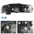 thumbnail image 3 of AKKON - For chevy 1999-2002 Silverado 3500 2500 1500 HD 00-06 Tahoe Suburban Clear Euro Headlights (Left+Right), 3 of 5