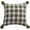 Green, variant on MOCOFO 18"x18" 100% Cotton Yarn-Dyed Plaid Throw Pillow Cover with Pom Poms, Brown