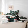 thumbnail image 6 of Homewish Cartoon Gingerbread Man Twin Bedding Sets 7-Piece, Winter Christmas Cabin Bedding Comforter Set, Teens Kids Boys Girls Reversible Sheet Sets, Ultra Soft Bedroom Decor, 6 of 8