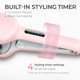 thumbnail image 3 of Waver Curling Iron Hair Crimper - LMHF ROVY Beach Waves Curling Wand, Ionic Deep Waver Hair Curler Tool with Ceramic 3 Barrel for Women, Dual Voltage, Anti-Scald, Easy to Use, 1.25 Inch, Pin, 3 of 5