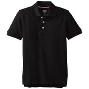 French Toast Boys 2T-4T Short Sleeve Pique Polo Black 3T
