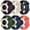 Dark Cherry/Starlight/Midnight/Clover/Abyss Blue/Nectarine, variant on ANTHOUSE 6 Pack Sport Silicone Band Compatible with Apple Watch Band 41mm 45mm 40mm 44mm 38mm 42mm 49mm for Women Men, Breathable Soft Replacement Strap for iWatch Ultra Series 8/7/SE/6/5/4/3/2/1