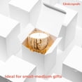 thumbnail image 3 of 30 Pack 4x4x6 White Gift Boxes with Lids - Tall Small Gift Boxes for 16oz Mason Jars, Candles, Mugs - Pop-Up Easy Assembly Favor Boxes for Christmas, Wedding & DIY Crafting, 3 of 4