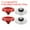 Red/Silver, variant on Camera Shutter Button, 2 Pack Soft Shutter Release Button Camera Button Concave, Red Silver