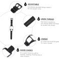 thumbnail image 2 of HUGFEGWE 3 Pcs Bijoux en Acier Inoxydable pour Homme CJB91-139080, 2 of 9