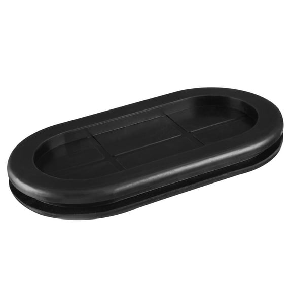 Rubber Grommet Oval Double-Sided Mount Size 100 x 50 mm for Wire Protection 4 Pack
