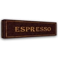 thumbnail image 1 of Catherine Jones 24x11 Gallery Wrapped Canvas Wall Art Titled - Espresso, 1 of 4