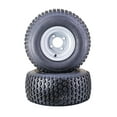 thumbnail image 2 of WANDA ATV Golf Cart Tire & wheel 18X9.5-8 4-Ply with 4 Lugs on 4" PCD Silver Wheel-10324,SET 2, 2 of 3