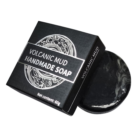 KPLFUBK Face Soap Natural Volcanic Mud Soap Regenerates The Skin Deep Clean Pores Body Soap Bar With Bubble Net For Men Women Teens Facical And Body Wash Body Care for Women