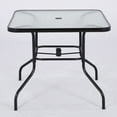 thumbnail image 5 of Mainstays Albany Lane 5 Piece Steel Outdoor Dining Set, Red, 5 of 11