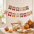 thumbnail image 6 of Thanksgiving Pumpkin Banner,Fall Harvest Party Bunting with Turkey and Pumpkin Icons for Home and Kitchen Wall Decor Display, 6 of 7