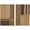 Brown Carved Two-Toned Striped Geometric Geometric Rectangle S/2 16"W, 24"H, variant on DecMode Brown Wooden Carved Two-Toned Striped Geometric Wall Decor (2 Count)