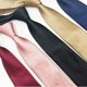 thumbnail image 4 of Camisa de vestir de negocios de moda para hombre, corbata de poliéster lisa de 8 cm, corbata de poliéster para hombre, 4 of 4
