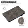 thumbnail image 4 of Dteck Smart Case for Amazon Fire HD 10 2021/HD10 Plus 2021 10.1-inch 11th Generation,Magnetic Card Holder Wallet Retro Case Leather Kickstand Shockproof Cover with Automatic wake/sleep,Gray, 4 of 6
