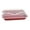 Red, variant on Holiday Time Bakeware Rectangular Cake Pan with Plastic Lid, Red, Handle, Non-Stick, Carbon Steel