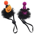 thumbnail image 3 of Juguetes para mascotas Tocado para mascotas Sombrero ajustable para gatos y perros con forma de murciélago y calabaza de dibujos animados Joyería para mascotas Suministros para mascotas, 3 of 3