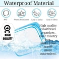 thumbnail image 4 of 6 count Large Clear Makeup Bags Bulk TSA Approved Toiletry Bag for Travel Transparent PVC Clear  Pouch with Zipper,  Plastic Organizer Case for Carry- Travel Essentials, 4 of 6