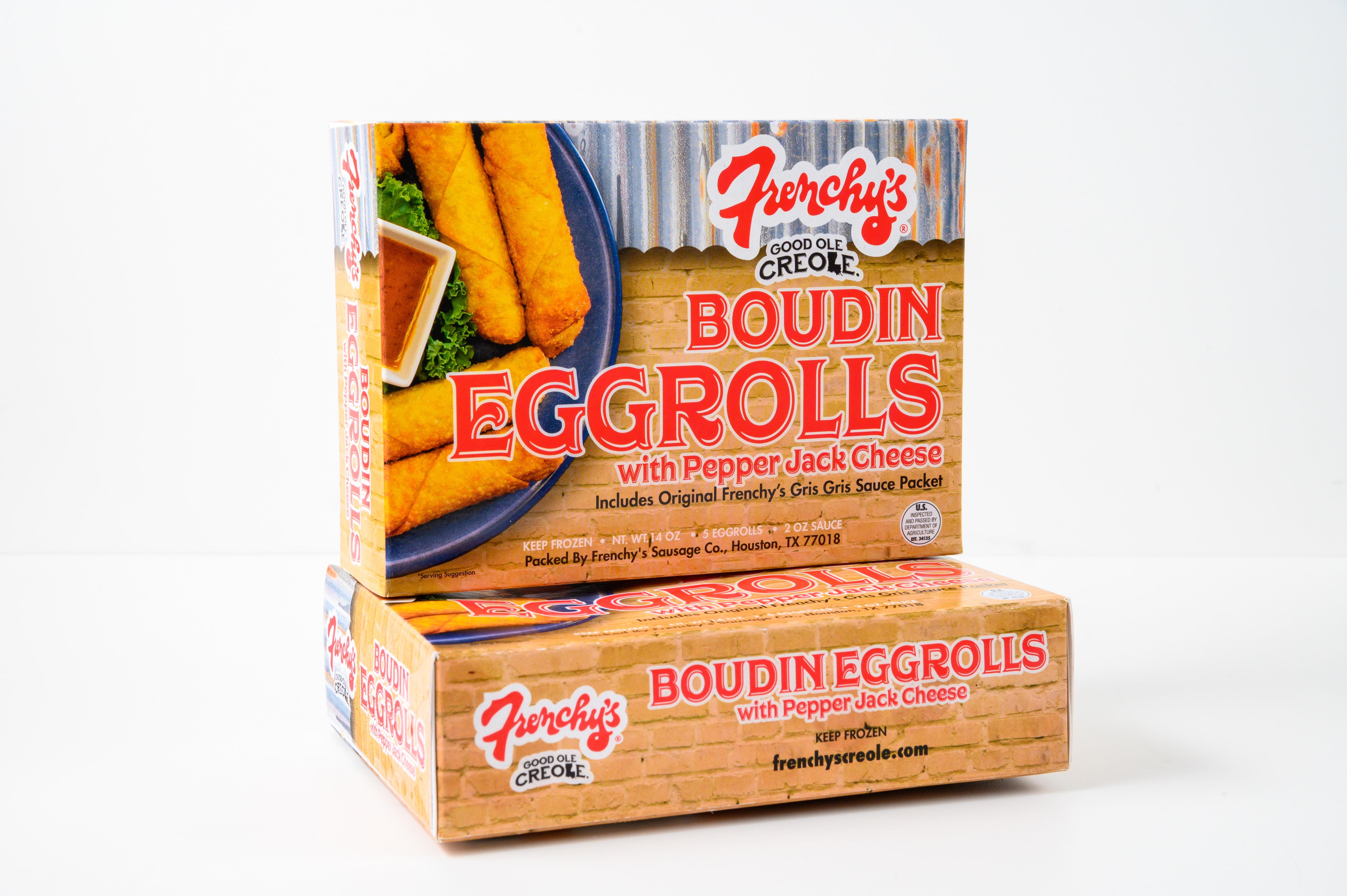 Frenchy's Boudin Eggroll with Cheese & Sauce - Frozen Delight