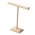 thumbnail image 4 of Expositor de joyas en forma de T, organizador de joyas de madera, ligero y de sobremesa. M, 4 of 9