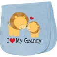 thumbnail image 2 of Inktastic I Love My Granny Baby Burp Cloth, 2 of 3