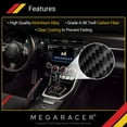 thumbnail image 4 of Mega Racer Carbon Fiber Shift Knob for Manual or Buttonless Automatic Transmission, Black, 4 of 5