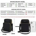 thumbnail image 4 of Touch Screen Phone Crossbody Bag - Black, 4 of 6
