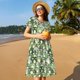 thumbnail image 4 of Easygdp Cute Frog para Vestido Transpirable de Mujer, Vestido Suelto de Manga Corta con Pliegues y Bolsillos para el Verano, 4 of 6