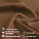 thumbnail image 4 of PiccoCasa 1Pc Funda de Almohada de Microfibra Suave y Cómoda, Rey Café, 4 of 7