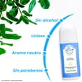 thumbnail image 5 of Desodorante de Sales Naturales Unisex Allium Cosmetics Roll On 90 ml, 5 of 5