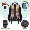 thumbnail image 4 of Pzuqiu Sunset Running Horses School Backpacks for Kids with Lunch Box Pencil Bag Water Bottle Holder Backpack for Girls Boys Bookpack Double Shoulder Bag, 4 pcs Casual Daypack, 4 of 7