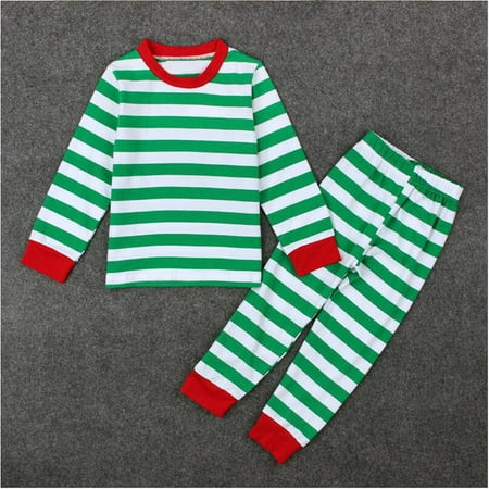 

Parent-child Warm Christmas Set Printed Home Wear Pajamas Two-piece Mother Set