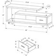 thumbnail image 4 of Kingfisher Lane 60" Contemporary Wooden TV Stand in Black and Gray, 4 of 5